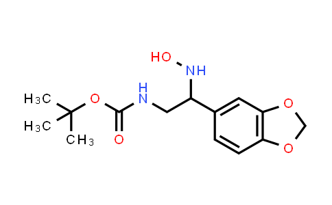 (2-Benzo[1,3]dioxol-5-yl-2-hydroxyaminoethyl)carbamic acid tert-butyl ester