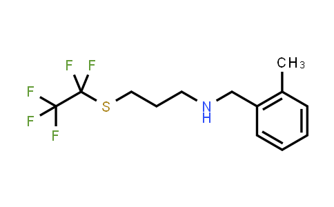 (2-Methyl-benzyl)-(3-pentafluoroethylsulfanyl-propyl)-amine