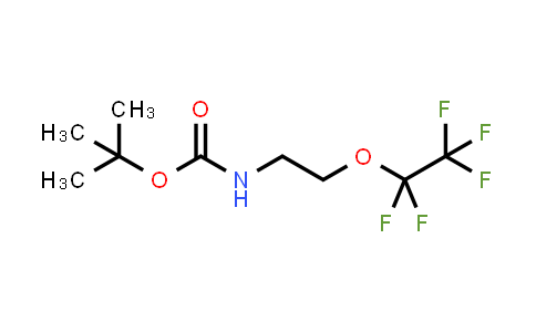 (2-Pentafluoroethyloxy-ethyl)-carbamic acid tert-butyl ester