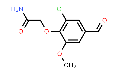 2-(2-Chloro-4-formyl-6-methoxy-phenoxy)acetamide