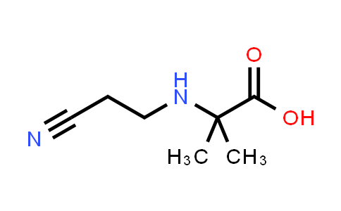 2-(2-Cyanoethylamino)-2-methyl-propanoic acid