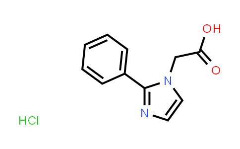 2-(2-phenylimidazol-1-yl)acetic acid hydrochloride