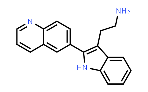 2-(2-Quinolin-6-yl-1H-indol-3-yl)-ethylamine