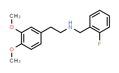 2-(3,4-dimethoxyphenyl)-N-[(2-fluorophenyl)methyl]ethanamine