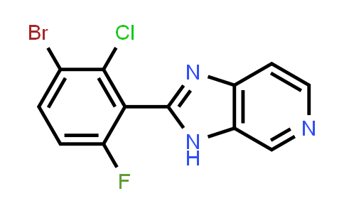 2-(3-bromo-2-chloro-6-fluoro-phenyl)-3H-imidazo[4,5-c]pyridine