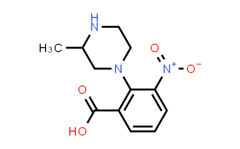 2-(3-Methyl-piperazin-1-yl)-3-nitro-benzoic acid