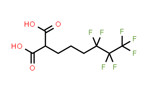 2-(4,4,5,5,6,6,6-heptafluorohexyl)propanedioic acid