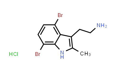 2-(4,7-Dibromo-2-methyl-1H-indol-3-yl)ethanamine hydrochloride