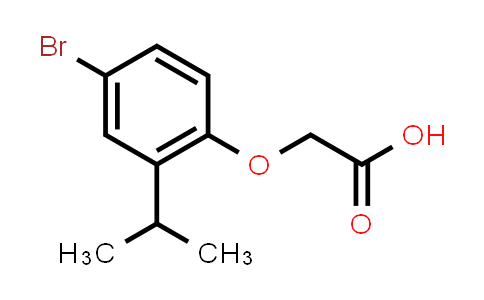 2-(4-bromo-2-isopropyl-phenoxy)acetic acid
