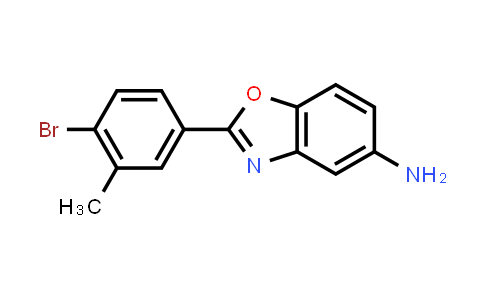2-(4-bromo-3-methyl-phenyl)-1,3-benzoxazol-5-amine