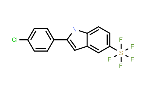 2-(4-chlorophenyl)-5-pentafluorosulfanyl-1H-indole