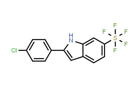 2-(4-chlorophenyl)-6-pentafluorosulfanyl-1H-indole