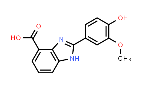 2-(4-Hydroxy-3-methoxy-phenyl)-1H-benzoimidazole-4-carboxylic acid