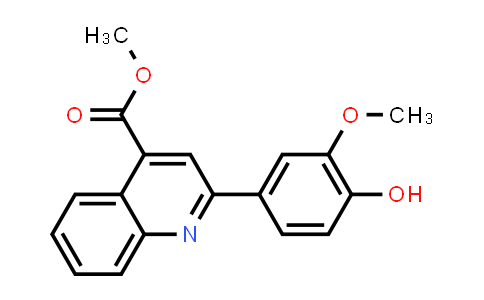 2-(4-Hydroxy-3-methoxy-phenyl)-quinoline-4-carboxylic acid methyl ester