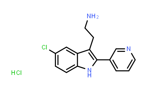 2-(5-Chloro-2-pyridin-3-yl-1H-indol-3-yl)-ethylamine monohydrochloride