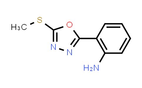 2-(5-Methylsulfanyl-1,3,4-oxadiazol-2-yl)aniline