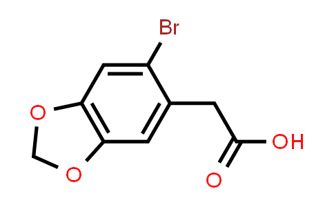 2-(6-Bromo-1,3-benzodioxol-5-yl)acetic acid