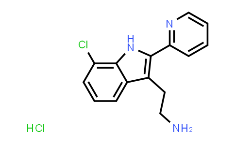 2-(7-Chloro-2-pyridin-2-yl-1H-indol-3-yl)-ethylamine monohydrochloride