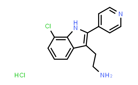 2-(7-Chloro-2-pyridin-4-yl-1H-indol-3-yl)-ethylamine monohydrochloride