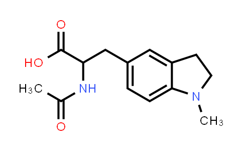 2-Acetamido-3-(1-methyl-2,3-dihydro-1H-indol-5-yl)propanoic acid