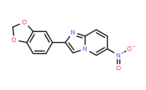 2-Benzo[1,3]dioxol-5-yl-6-nitro-imidazo[1,2-a]pyridine