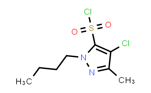 2-butyl-4-chloro-5-methyl-pyrazole-3-sulfonyl chloride