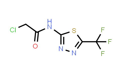 2-chloro-N-[5-(trifluoromethyl)-1,3,4-thiadiazol-2-yl]acetamide