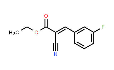 2-Cyano-3-(3-fluoro-phenyl)-acrylic acid ethyl ester