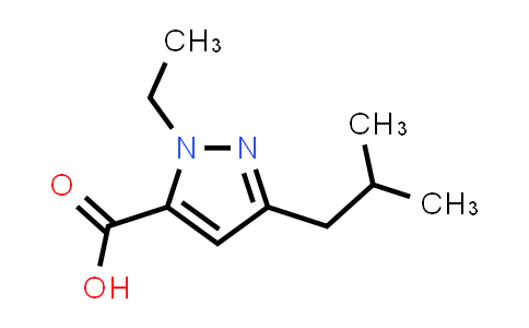 2-ethyl-5-isobutyl-pyrazole-3-carboxylic acid