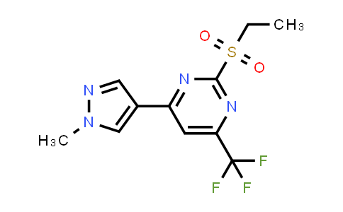 2-ethylsulfonyl-4-(1-methylpyrazol-4-yl)-6-(trifluoromethyl)pyrimidine