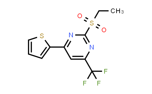 2-ethylsulfonyl-4-(2-thienyl)-6-(trifluoromethyl)pyrimidine