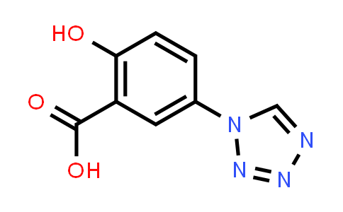 2-Hydroxy-5-(tetrazol-1-yl)benzoic acid