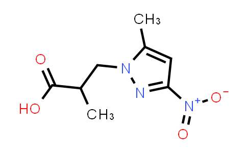 2-Methyl-3-(5-methyl-3-nitro-1H-pyrazol-1-yl)propanoic acid