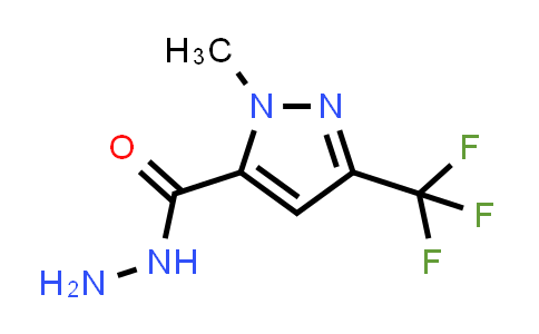 2-methyl-5-(trifluoromethyl)pyrazole-3-carbohydrazide