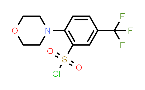 2-morpholino-5-(trifluoromethyl)benzenesulfonyl chloride