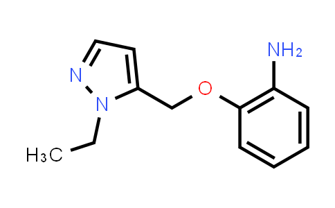 2-[(2-ethylpyrazol-3-yl)methoxy]aniline