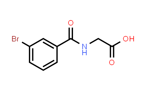 2-[(3-Bromobenzoyl)amino]acetic acid