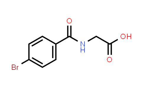 2-[(4-Bromobenzoyl)amino]acetic acid