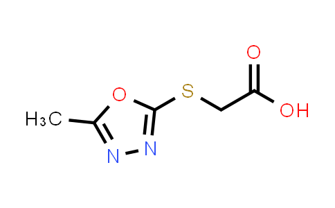 2-[(5-Methyl-1,3,4-oxadiazol-2-yl)sulfanyl]acetic acid
