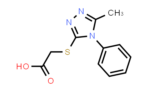 2-[(5-Methyl-4-phenyl-1,2,4-triazol-3-yl)sulfanyl]acetic acid