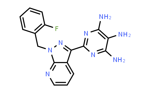 2-[1-[(2-Fluorophenyl)methyl]pyrazolo[3,4-b]pyridin-3-yl]pyrimidine-4,5,6-triamine