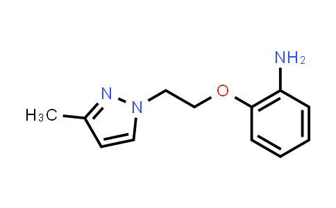 2-[2-(3-methylpyrazol-1-yl)ethoxy]aniline