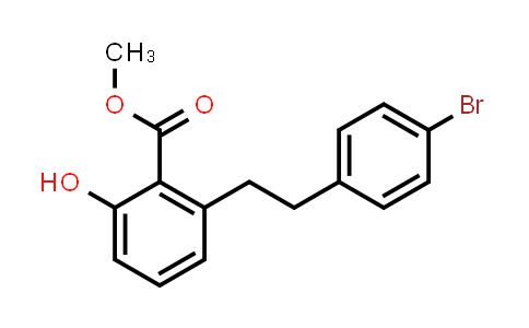 2-[2-(4-Bromo-phenyl)-ethyl]-6-hydroxy-benzoic acid methyl ester