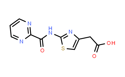 2-[2-(Pyrimidine-2-carbonylamino)thiazol-4-yl]acetic acid