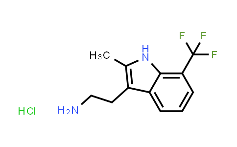 2-[2-Methyl-7-(trifluoromethyl)-1H-indol-3-yl]ethanamine hydrochloride