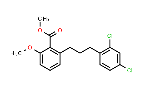 2-[3-(2,4-Dichloro-phenyl)-propyl]-6-methoxy-benzoic acid methyl ester