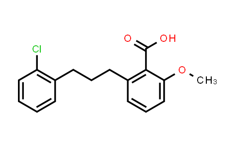 2-[3-(2-Chloro-phenyl)-propyl]-6-methoxy-benzoic acid