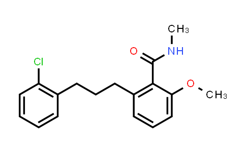 2-[3-(2-Chloro-phenyl)-propyl]-6-methoxy-N-methyl-benzamide