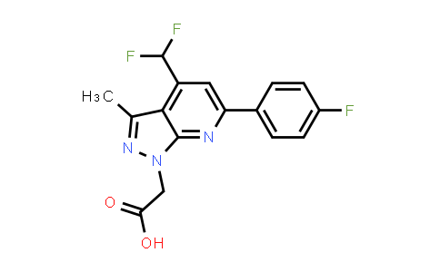 2-[4-(Difluoromethyl)-6-(4-fluorophenyl)-3-methyl-pyrazolo[3,4-b]pyridin-1-yl]acetic acid