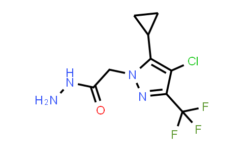 2-[4-chloro-5-cyclopropyl-3-(trifluoromethyl)pyrazol-1-yl]acetohydrazide
